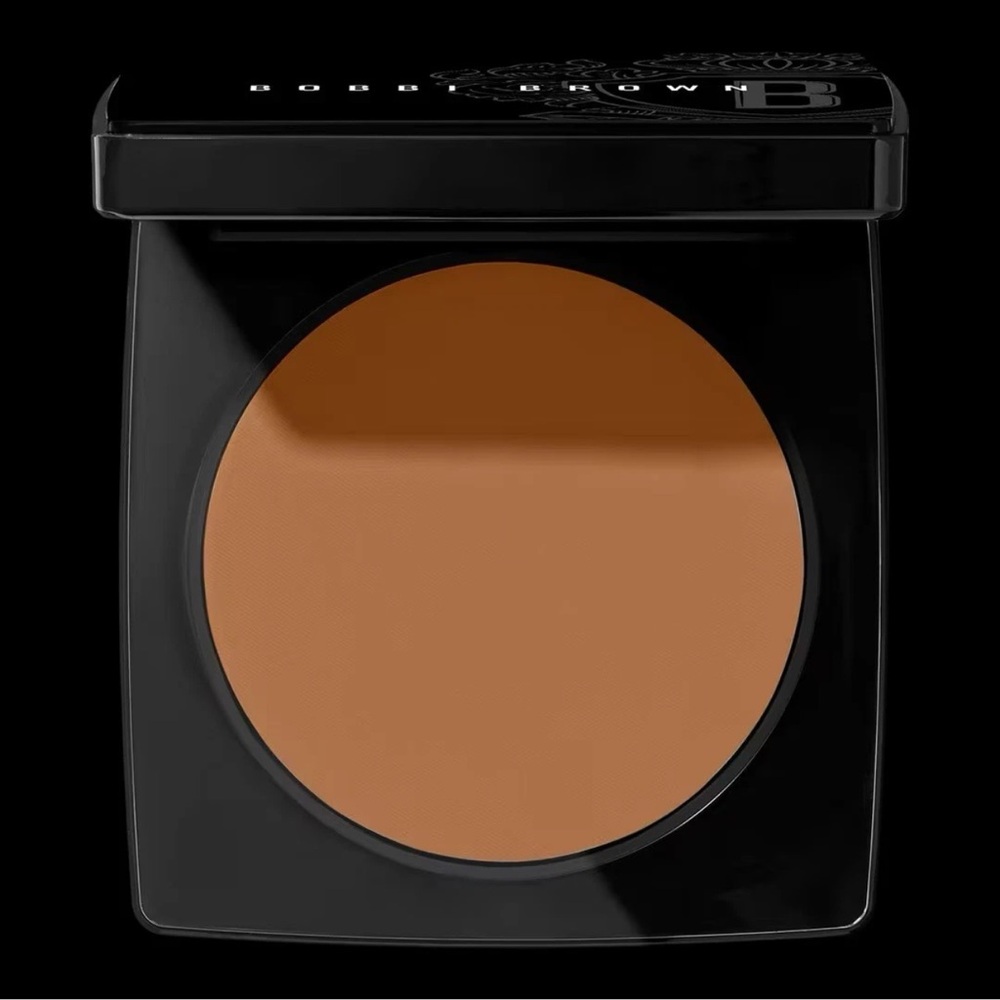 NIB BOBBI BROWN Sheer Finish Pressed Powder Compact GOLDEN BROWN Full Size $55